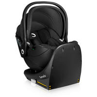 ISOFIXSTATION Moxie  - Schwarz, Basics, Naturmaterialien/Kunststoff (68/45,5/42cm) - Lionelo