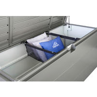 STAURAUMNETZ 59/50,5/20 cm  - Schwarz, Design, Textil/Metall (59/50,5/20cm) - Biohort