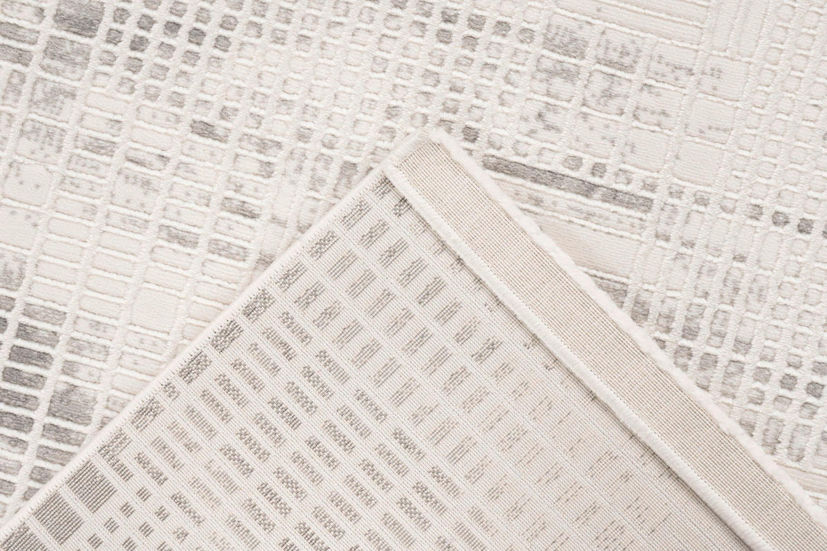WEBTEPPICH 120/170 cm Batucci Silberfarben  - Silberfarben, Design, Textil (120/170cm) - Batucci
