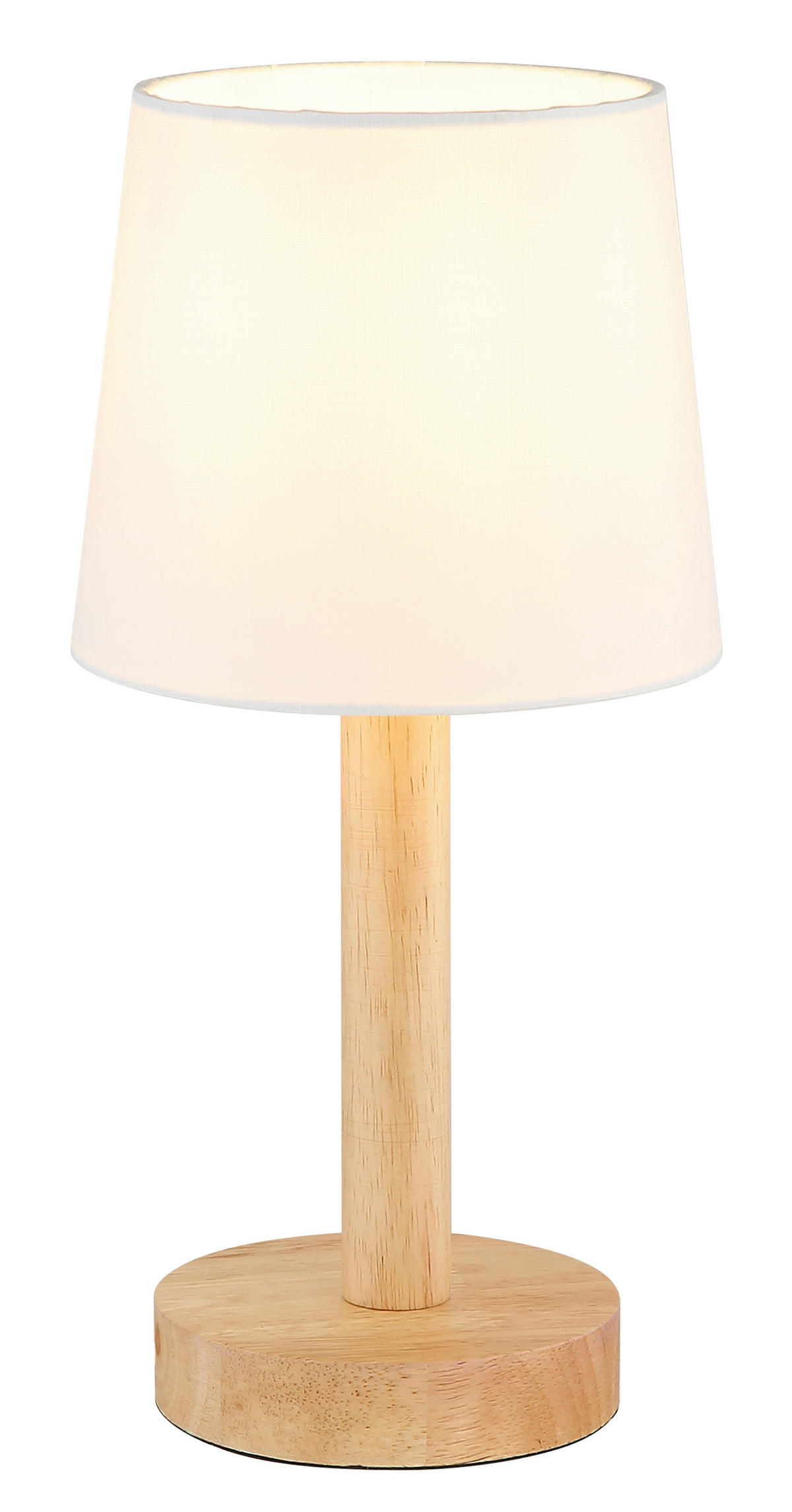 TISCHLEUCHTE Joris 15/32 cm  - Schwarz/Weiß, Design, Holz/Kunststoff (15/32cm) - Globo