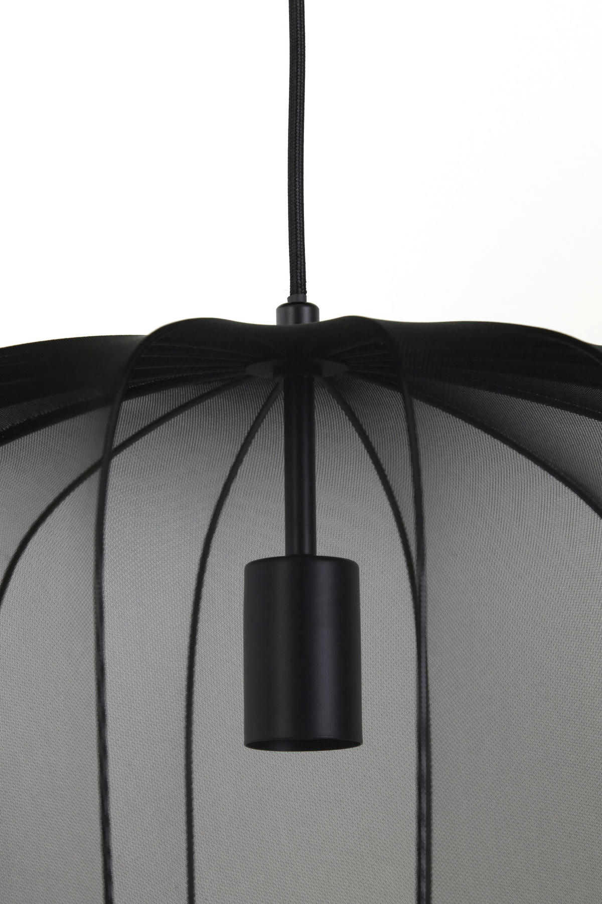 HÄNGELEUCHTE 50/37.50 cm  - Schwarz, Design, Textil (50/37.50cm) - Light & Living
