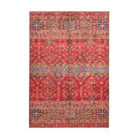 FLACHWEBETEPPICH 75/150 cm Faye 325 Multi / Rot Rot, Multicolor  - Rot/Multicolor, Basics, Textil (75/150cm) - Novel