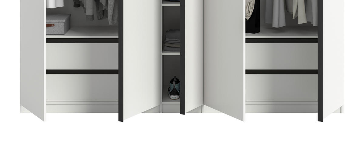 SCHUBKASTENEINSATZ  - Weiß, MODERN, Holzwerkstoff (97/47/48cm) - MID.YOU