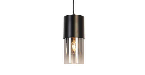 HÄNGELEUCHTE 80,5/10/150 cm - Graubraun, Trend, Glas/Metall (80,5/10/150cm) - Novel