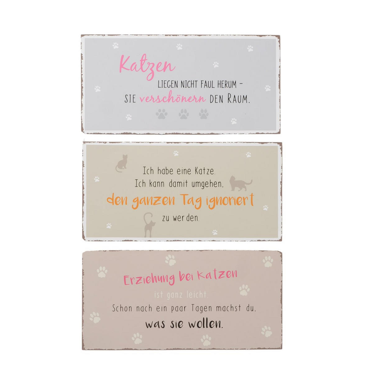 DEKOSCHILD 40/20 cm  - Multicolor, Basics, Metall (40/20cm)