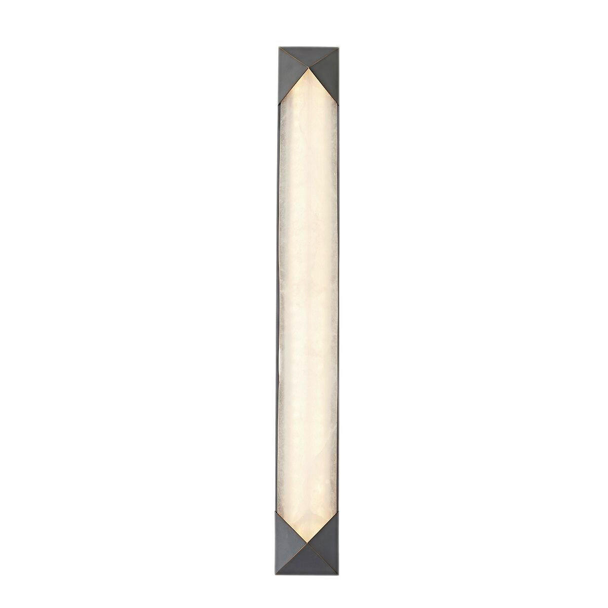 STENSKA LED-SVETILKA  Alora 31 W 1395 lm 3000 K 220-240 V  - barve kapučina, Konvencionalno, kamen/kovina (63,5/7,6/6,1cm) - Elstead Lighting