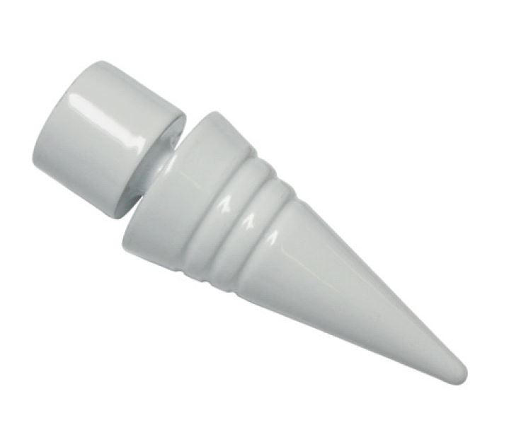 ZAVRŠETAK ZA KARNIŠU metal - bela, Konvencionalno, metal (20MMcm) - Gardinia