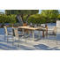 GARTENTISCH - Silberfarben/Teakfarben, Design, Holz/Metall (160/95/76cm) GARTENTISCH - Silberfarben/Teakfarben, Design, Holz/Metall (160/95/76cm)
