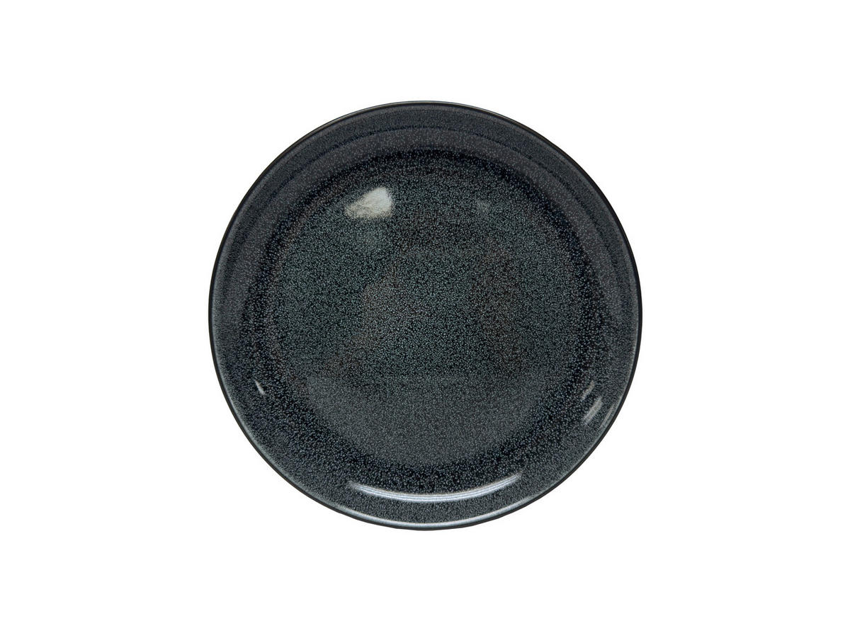 DESSERTTELLER Faro  21 cm   - Schwarz, Design, Keramik (21cm) - Novel
