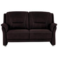 2,5-SITZER in Mikrofaser Dunkelbraun  - Dunkelbraun/Beige, Konventionell, Textil/Metall (172/100/89cm) - Beldomo Comfort