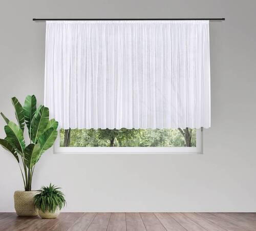 FERTIGSTORE  transparent  450/150 cm   - Weiß, Basics, Textil (450/150cm)