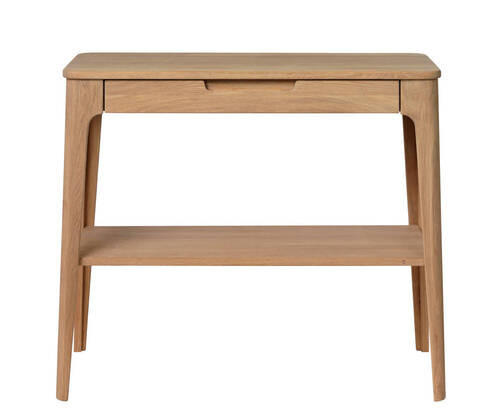 KONSOLENTISCH Eichefarben   - Eichefarben, Design, Holzwerkstoff (90/37/78cm) - Novel