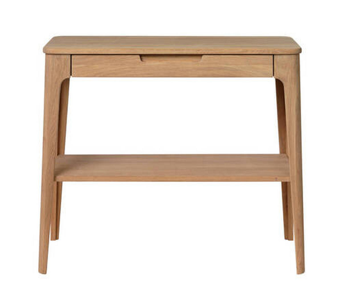 KONSOLENTISCH Eichefarben   - Eichefarben, Design, Holzwerkstoff (90/37/78cm) - Novel