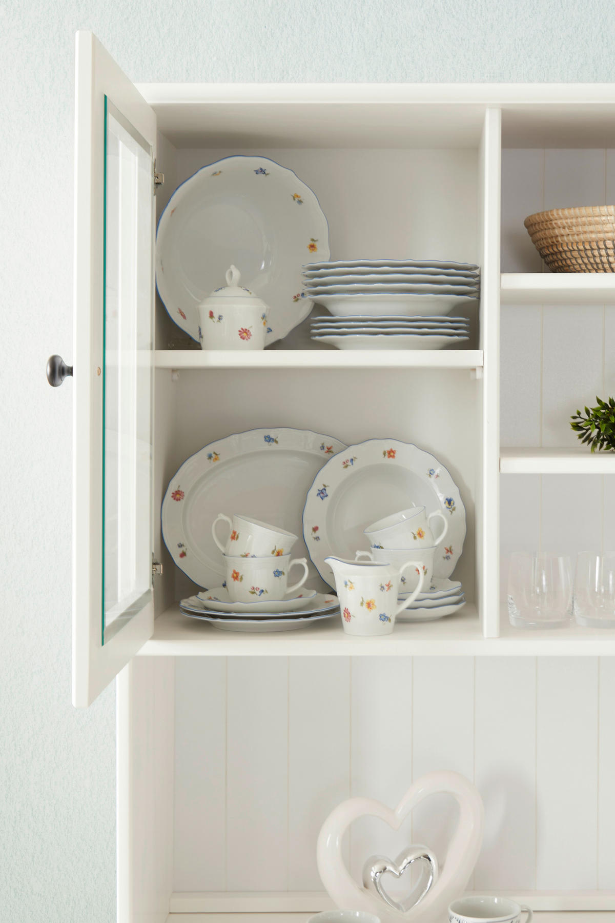 Sonate Porcelán 12 részes  - színes/fehér, Romantik / Landhaus, kerámia (26/26/15cm) - Seltmann Weiden