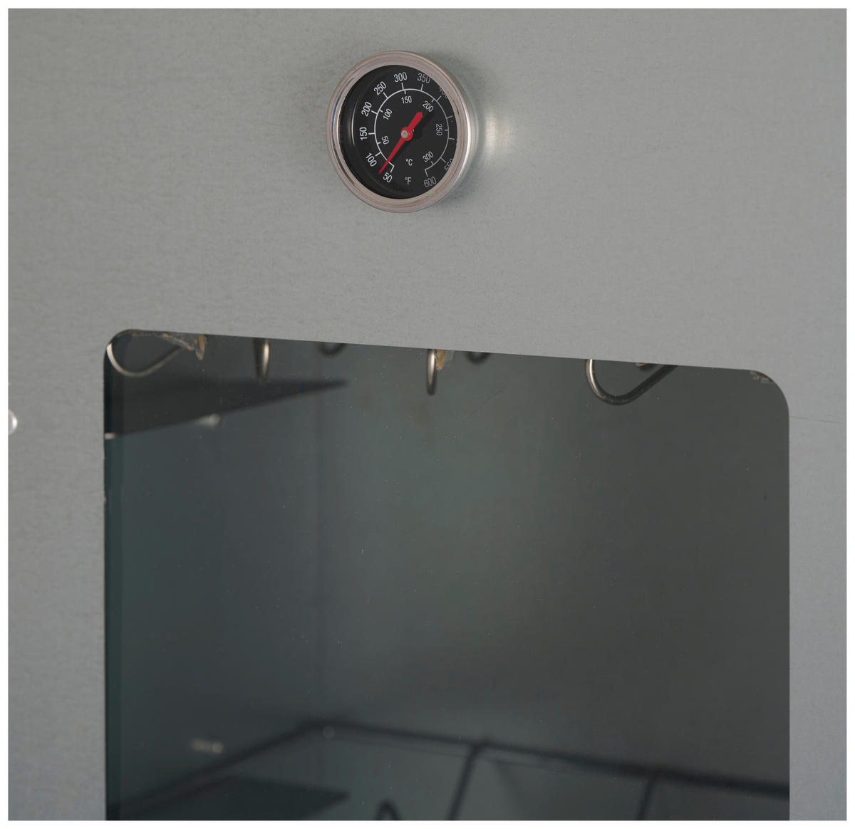 RÄUCHEROFEN - Grau, Basics, Metall (44/80/28cm)