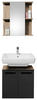 SPIEGELSCHRANK 60/71/20 cm  - Eichefarben, Basics, Glas/Holzwerkstoff (60/71/20cm) - MID.YOU