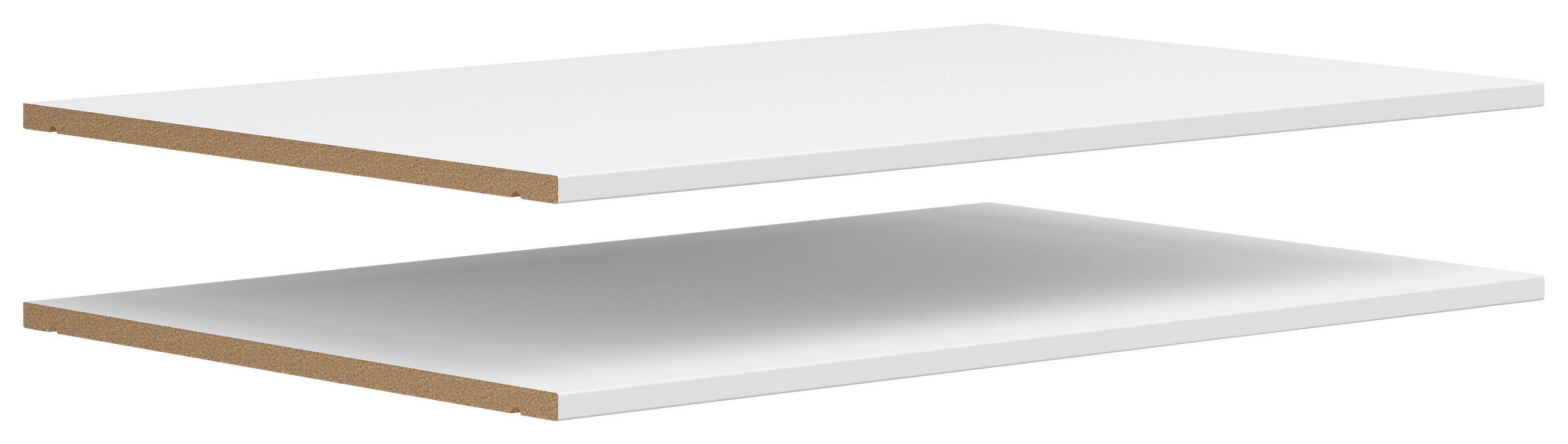 POLICA - bela, Moderno, leseni material (76,9/1,5/48cm) - Carryhome