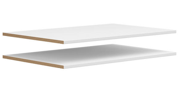 EINLEGEBODEN 76,9/1,5/48 cm   - Weiß, MODERN, Holzwerkstoff (76,9/1,5/48cm) - Carryhome