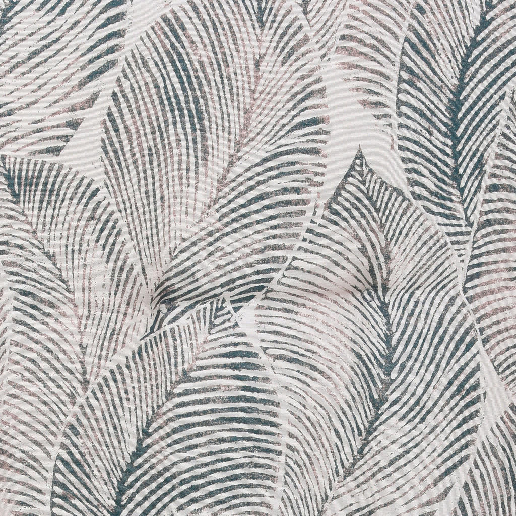 Thumbnail - Sesselauflagenset, Grau, Beige, Textil, 2-teilig, Blätter, Füllung: Schaumstoff, Vlies, 50x7x120 cm, Oeko-Tex® Standard ...