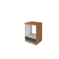 INBYGGNADSSKÅP FÖR SPIS 60/85/60 cm  i antracit  - antracit, Modern, trämaterial (60/85/60cm) - Held