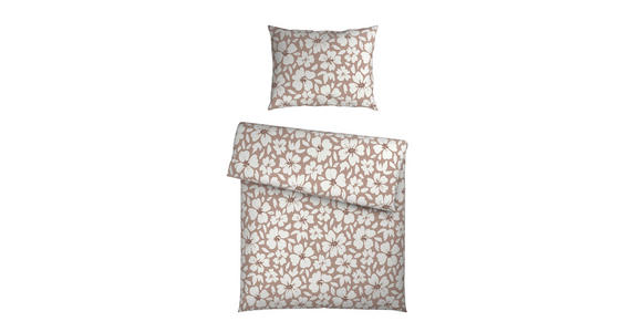 BETTWÄSCHE Satin 160/210 cm  - Beige, Design, Textil (160/210cm) - Esposa