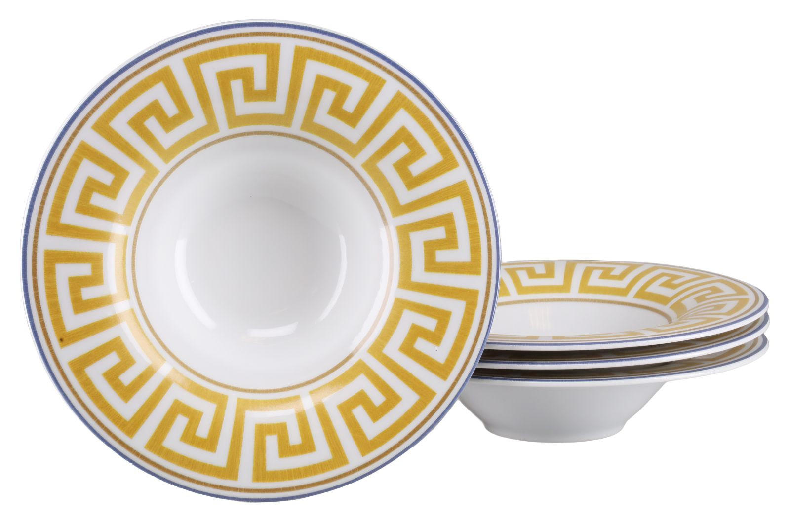 SET PASTATALLRIKAR Gourmet Athena    - vit/honung, Basics, keramik (30/6cm) - Creatable