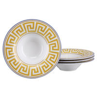 SET PASTATALLRIKAR Gourmet Athena  30 cm   - vit/honung, Basics, keramik (30cm) - Creatable