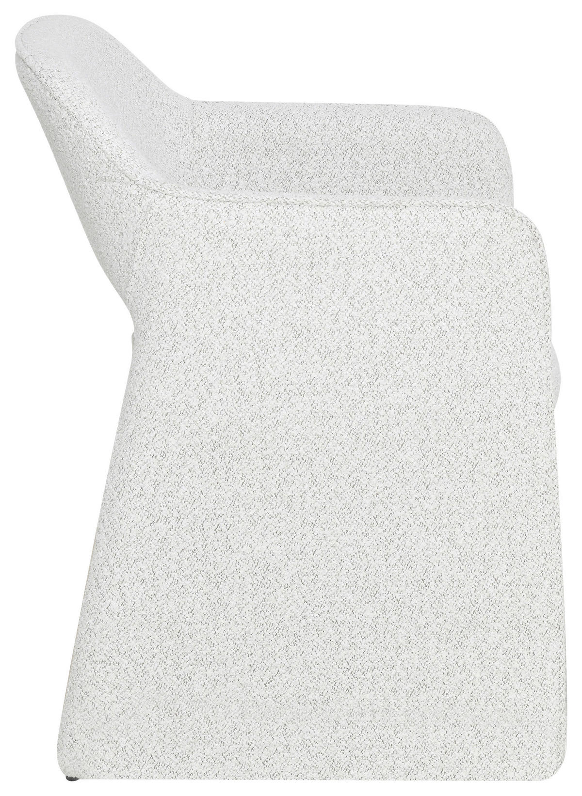 ARMLEHNSTUHL  in Eisen Bouclé  - Beige, Basics, Holz/Textil (60/81/61cm) - Livetastic