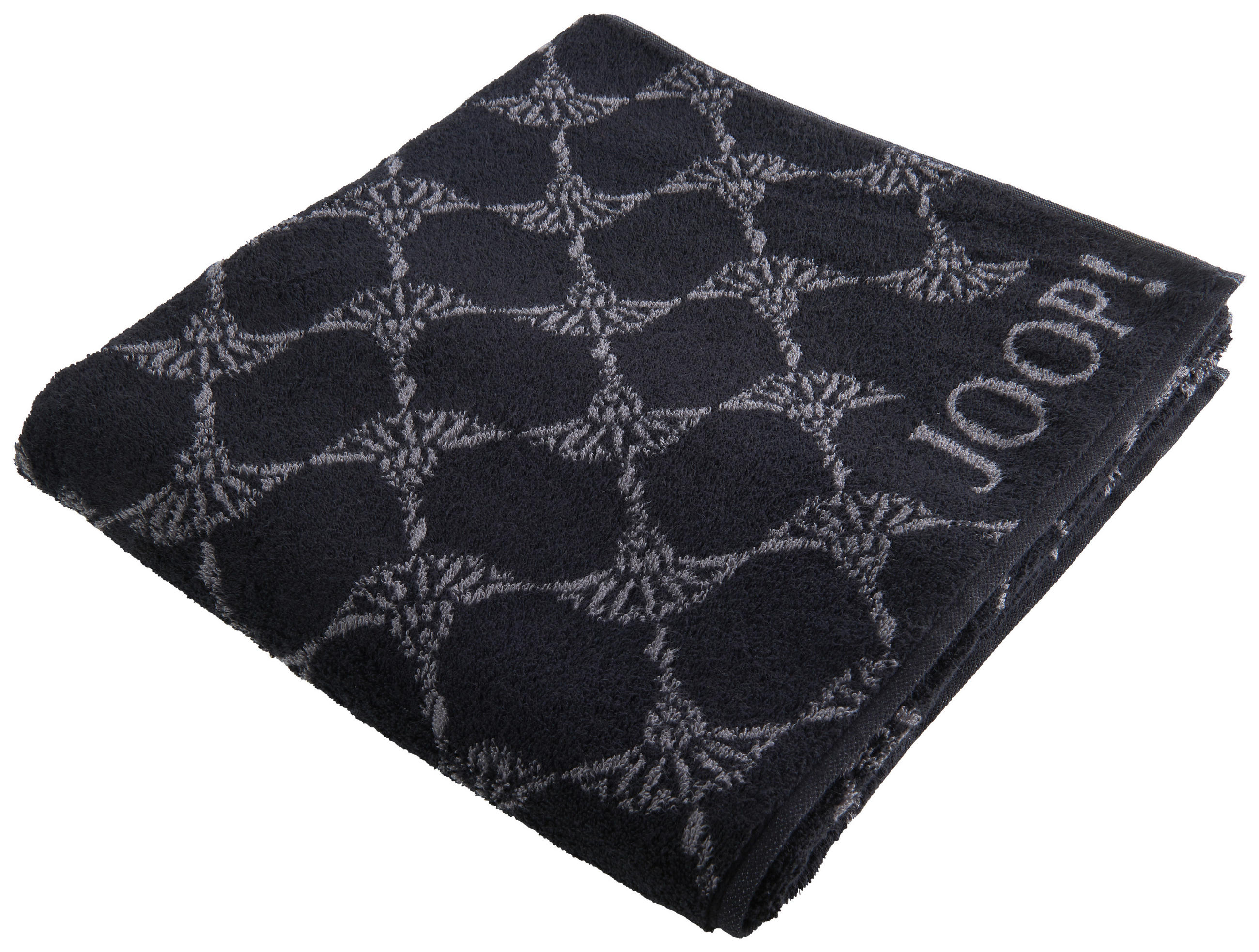 RUČNÍK, 50/100 cm, černá - černá, Design, textil (50/100cm) - Joop!