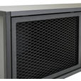 LOWBOARD  in 132/46/41 cm  - Anthrazit/Schwarz, MODERN, Holzwerkstoff/Metall (132/46/41cm) - Novel