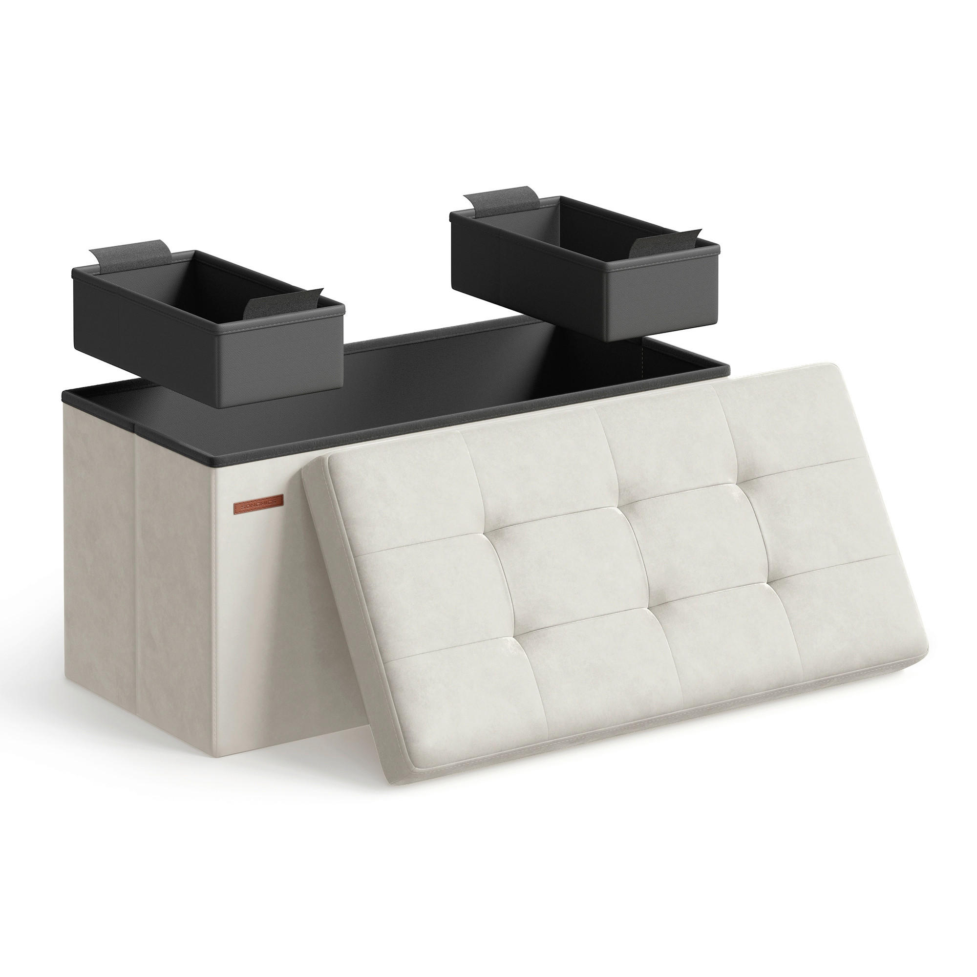 SITZBOX  - Creme, Basics, Textil (76/38/38cm)