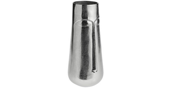 VASE 40 cm  - Nickelfarben, Trend, Metall (18/18/40cm) - Ambia Home