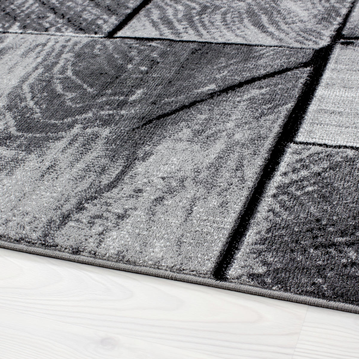 LÄUFER 80/300 cm Parma  - Schwarz, KONVENTIONELL, Textil (80/300cm) - Novel