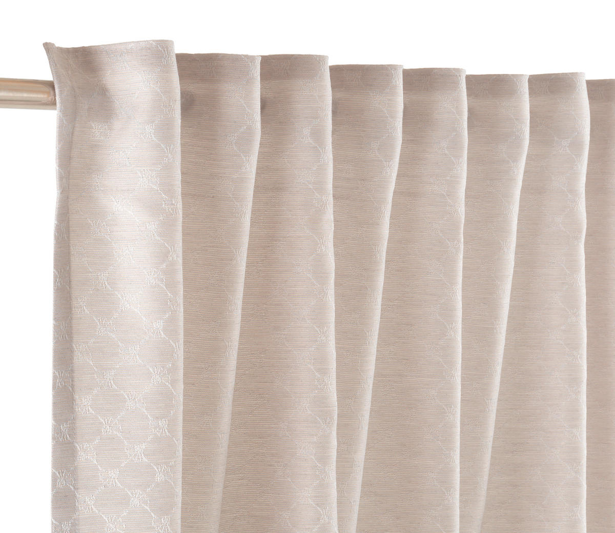 FERTIGVORHANG blickdicht  - Naturfarben, Design, Textil (130/250cm) - Joop!