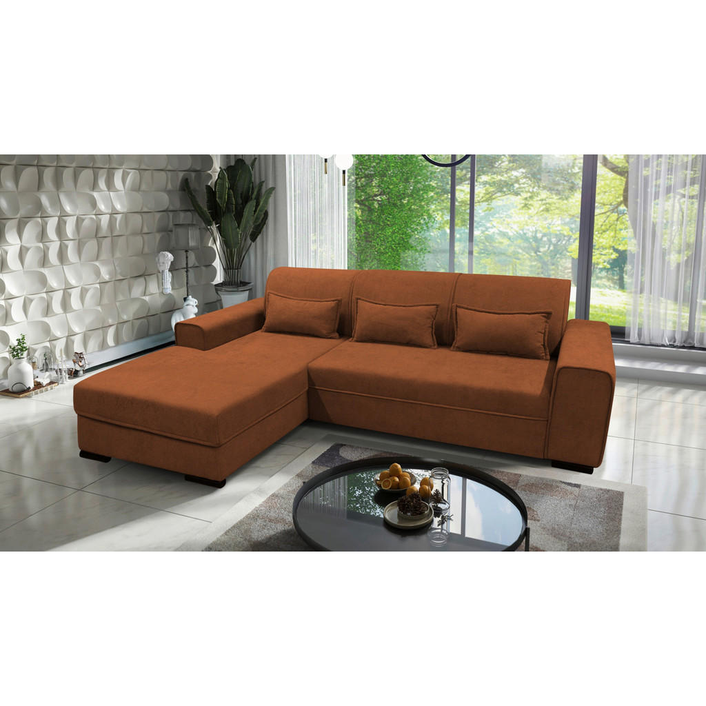 MID.YOU ROHOVÁ SEDAČKA, textil, hrdzavá