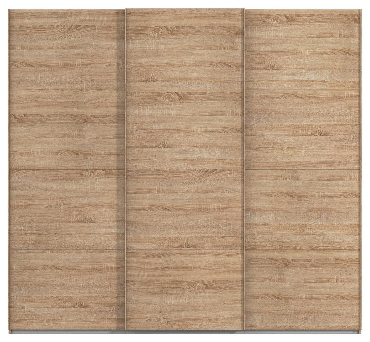 SCHWEBETÜRENSCHRANK 242/223/68 cm 3-türig Sonoma Eiche  - Sonoma Eiche, Design, Holzwerkstoff/Kunststoff (242/223/68cm) - Novel