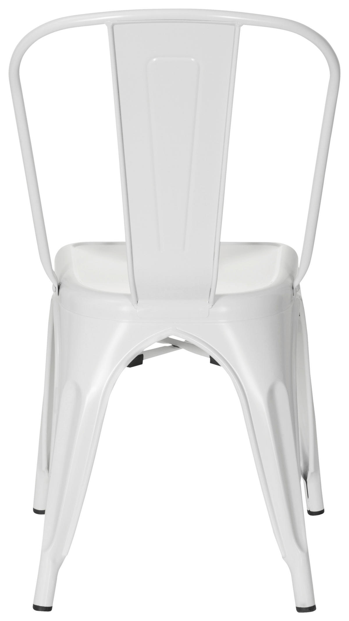 STUHL Weiß  - Weiß, Basics, Metall (44/84/54cm) - MID.YOU
