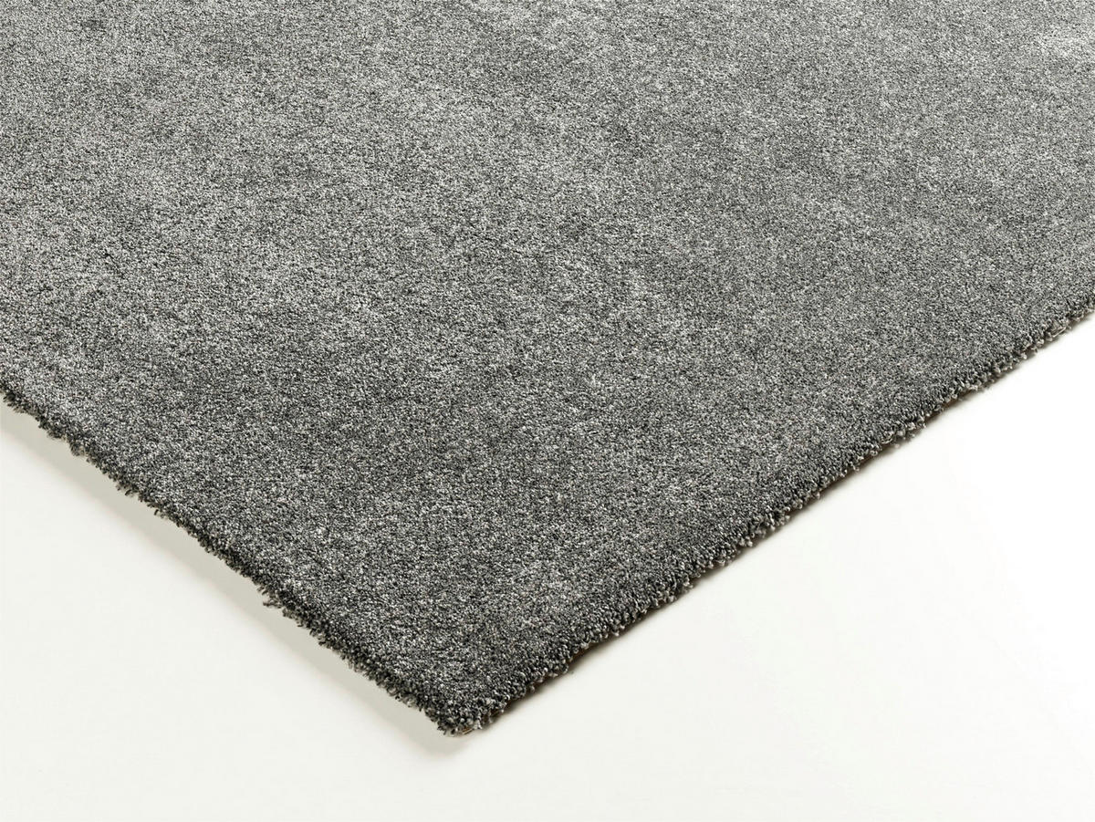 WEBTEPPICH Louvre Melange 80/150 cm Anthrazit  - Anthrazit, Basics, Textil (80/150cm) - Novel