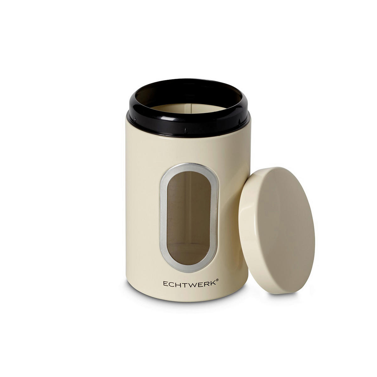 SET POSOD ZA SHRANJEVANJE    11/17,5 cm          - krem barve, Basics, kovina (11/17,5cm) - Echtwerk