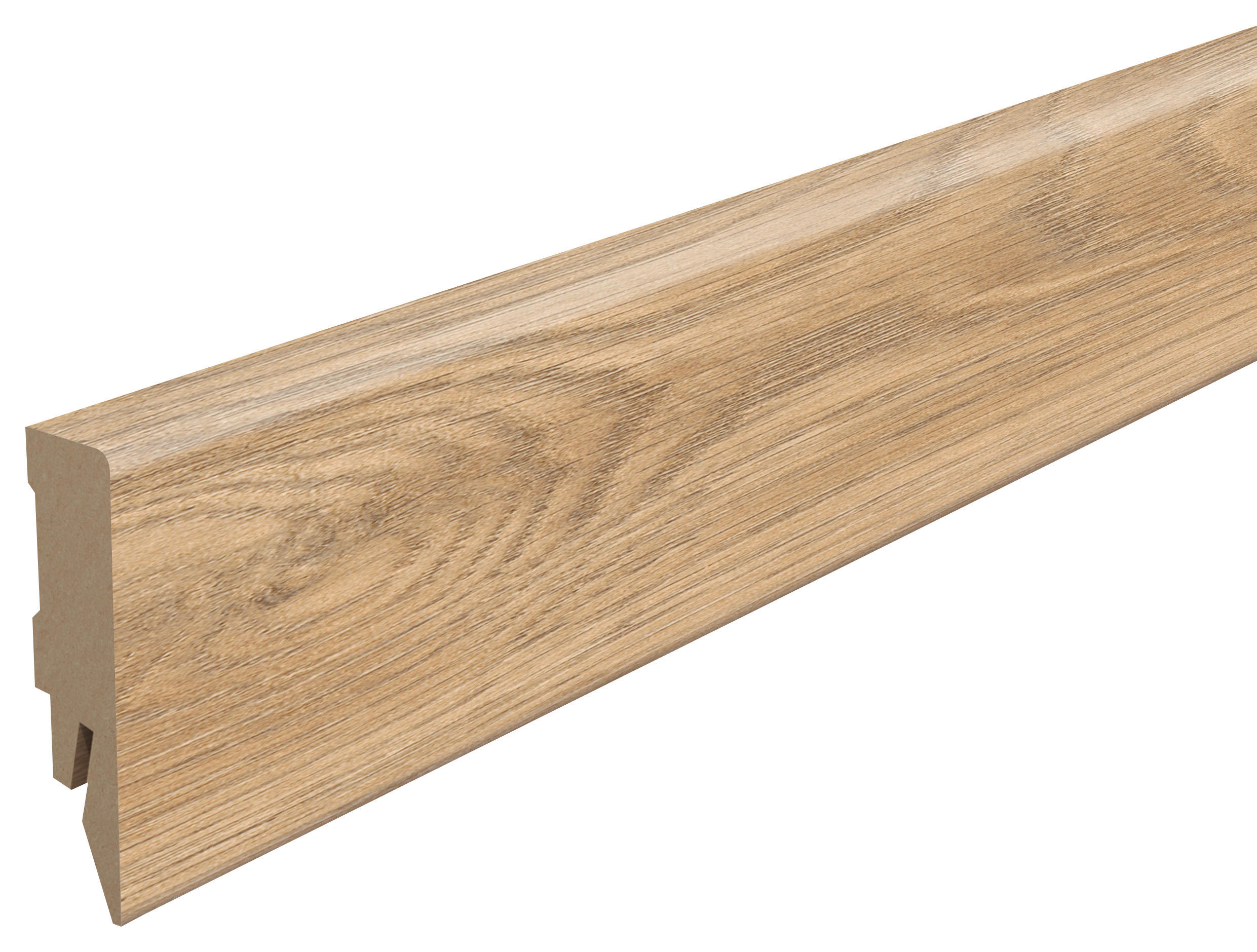 Egger Holzwerkstoffe Sockelleiste Kubische Leiste Braun 1.4x5.8x240 cm
