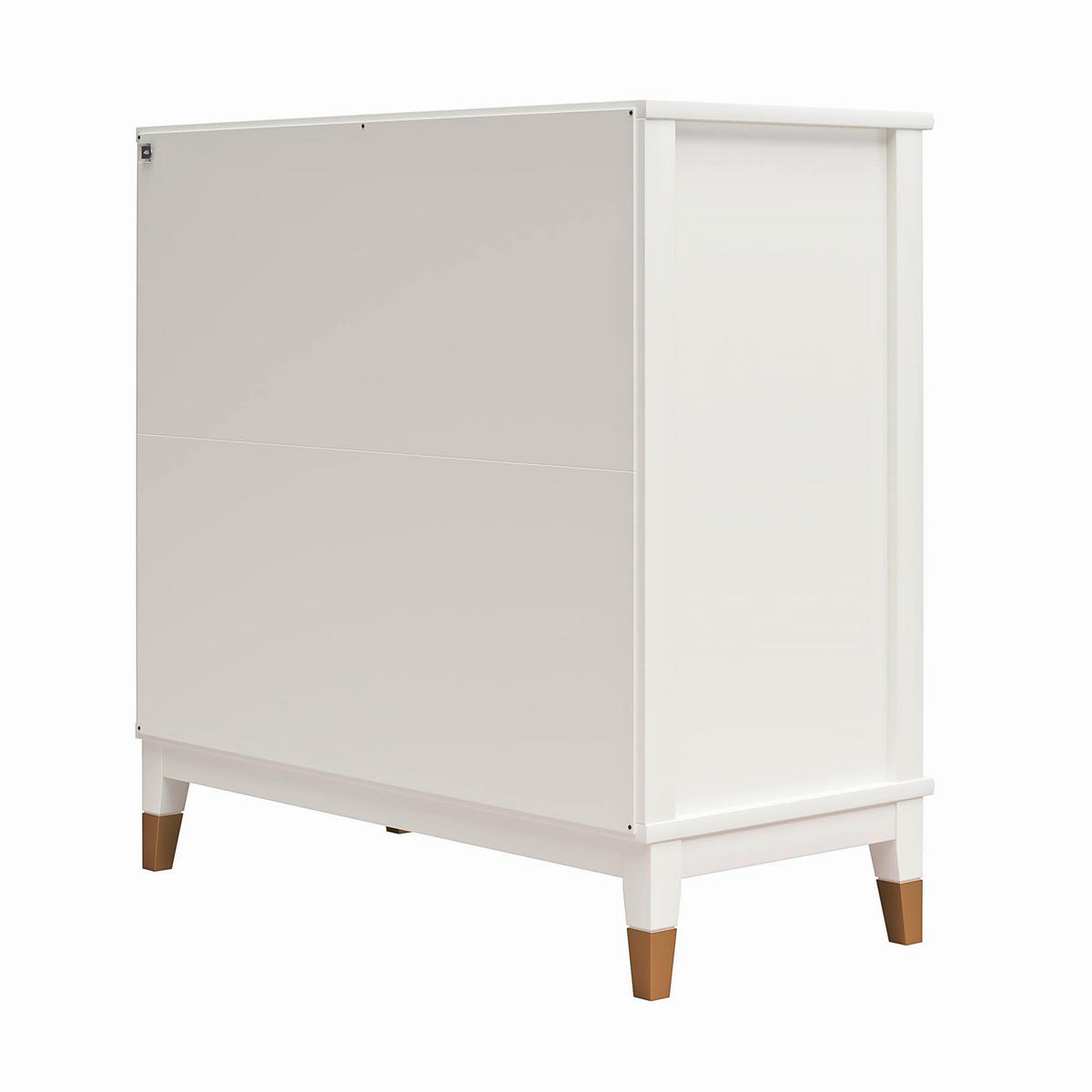 KOMMODE Westerleigh  in 84/84/40 cm  - Goldfarben/Weiß, Design, Holzwerkstoff/Metall (84/84/40cm) - MID.YOU