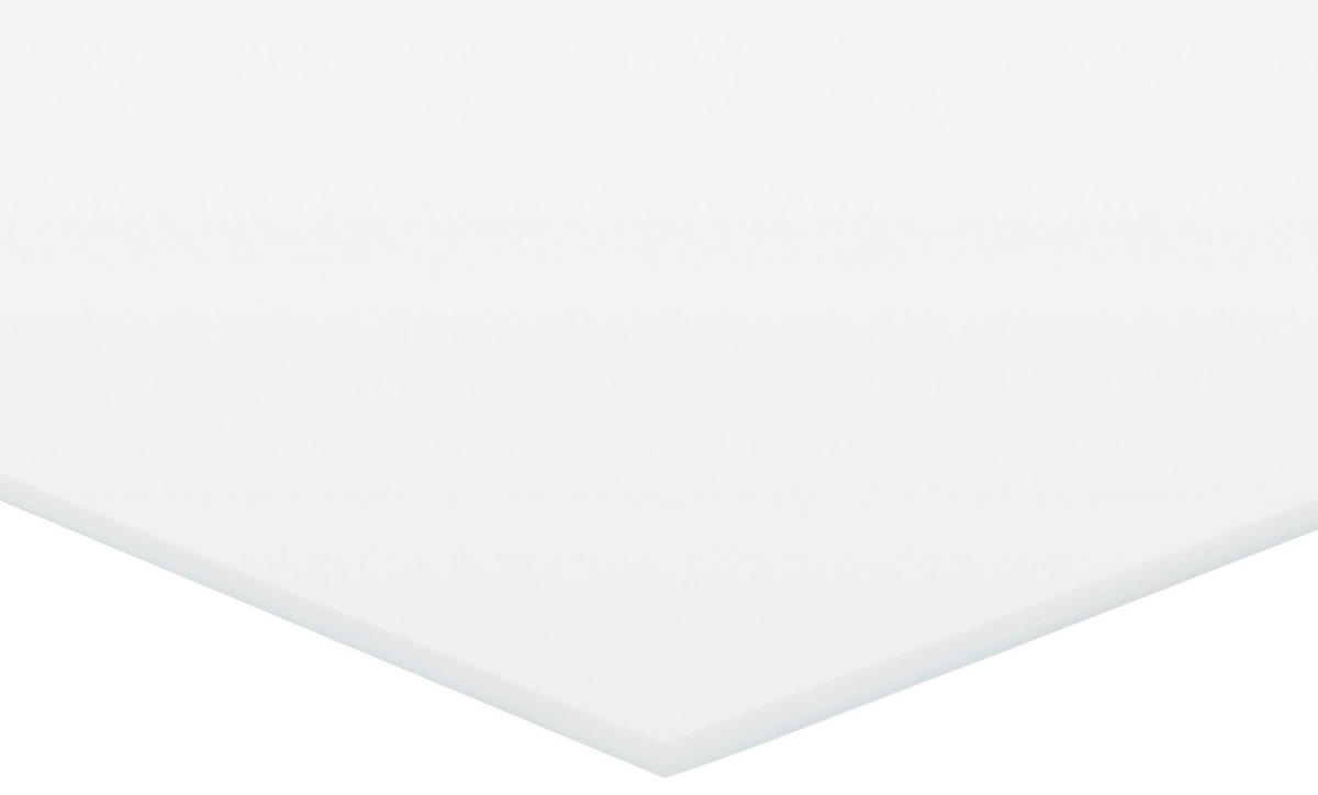 OBERPLATTE  Glas  Weiß  - Weiß, Basics, Glas (226,40/40,50/0,40cm) - Voleo