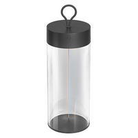 AKKU-TISCHLEUCHTE Decor Filament 13/32 cm   - Transparent/Dunkelgrau, Basics, Kunststoff (13/32cm) - Ledvance