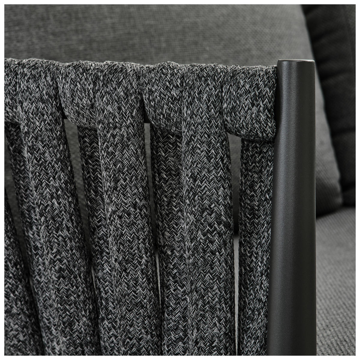 LOUNGE GARNITURA  antracit, tamno siva   - tamno siva/bež, Design, metal/tekstil (296/229cm) - Amatio