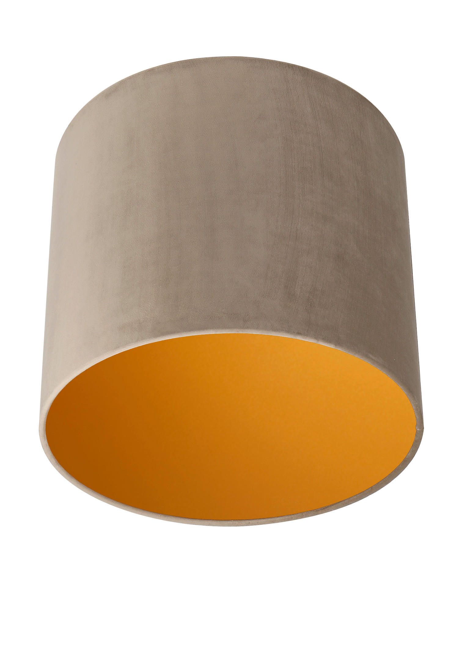 LEUCHTENSCHIRM 30/24 cm   - Taupe, Basics, Textil/Metall (30/24cm)
