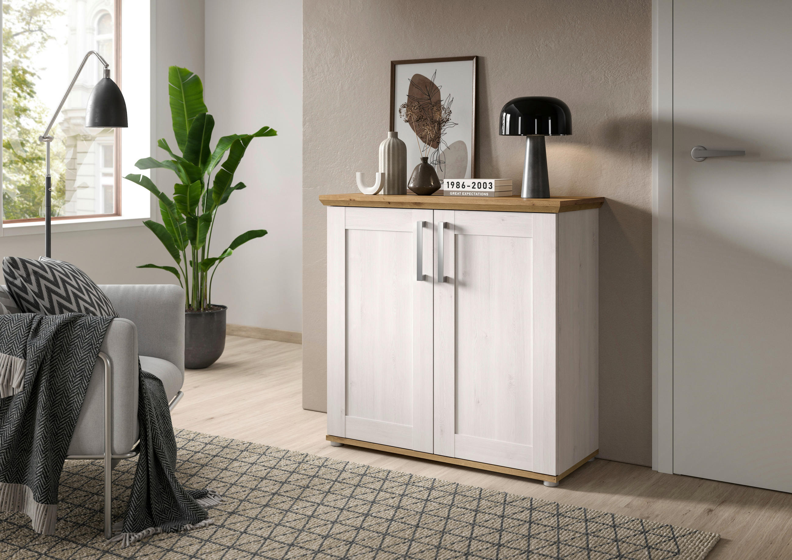 KOMMODE  in 90/88/37 cm  - KONVENTIONELL, Holzwerkstoff/Kunststoff (90/88/37cm) - MID.YOU