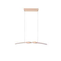 LED-HÄNGELEUCHTE 79/9/150 cm   - Sandfarben/Weiß, Design, Kunststoff/Metall (79/9/150cm)