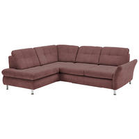 SEDACÍ SOUPRAVA, textil, vínově červená - barvy chromu/vínově červená, Moderní, kov/textil (210/242cm) - Beldomo Style