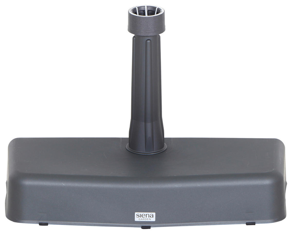 SONNENSCHIRMSTÄNDER - Anthrazit, KONVENTIONELL, Kunststoff/Stein (50/9/25cm) - Siena Garden