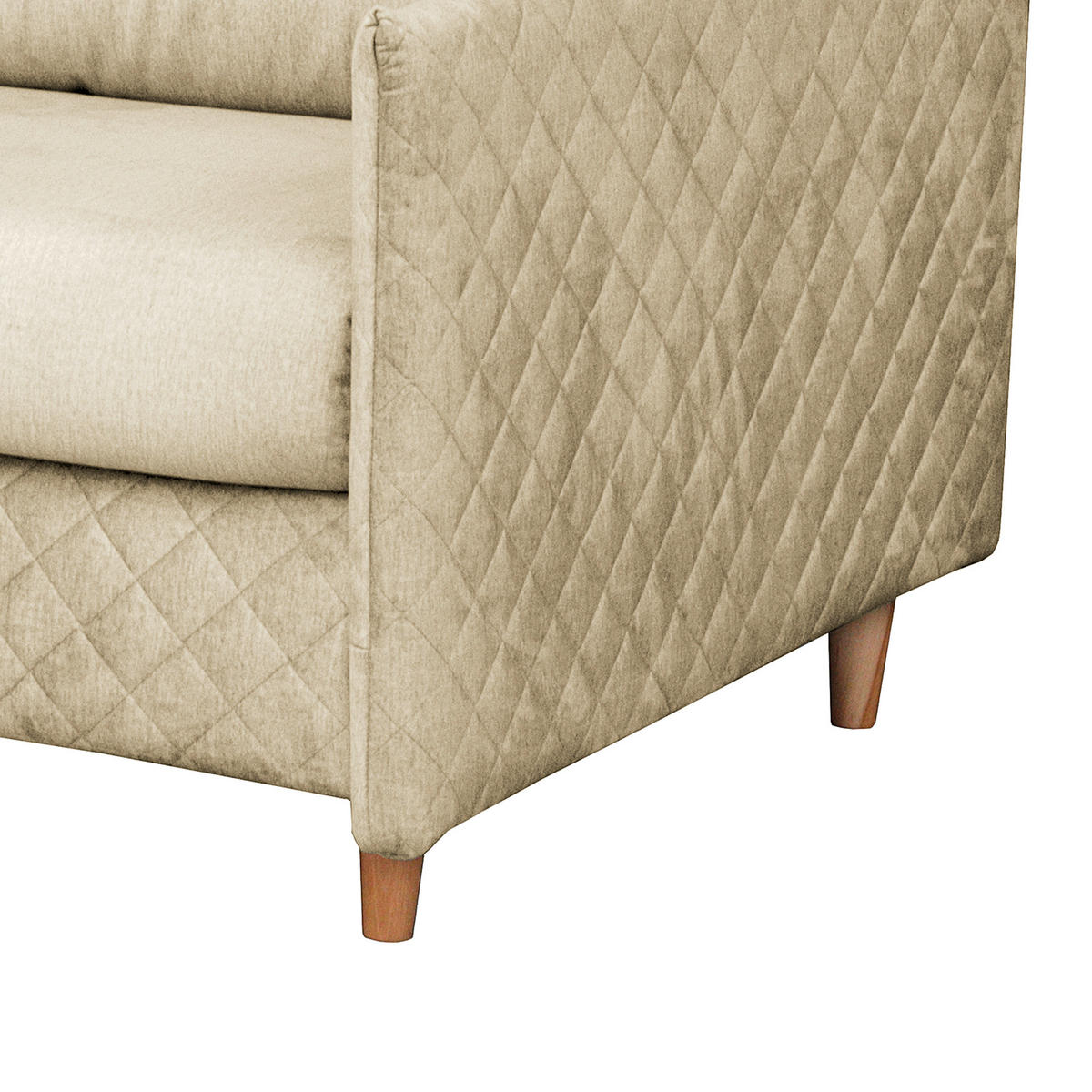 SCHLAFSOFA in Textil Beige  - Beige/Naturfarben, Design, Holz/Textil (175/95/103cm) - Livetastic